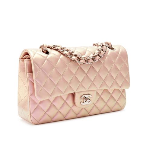 chanel iridescent pink 2021|Chanel mini flap bags.